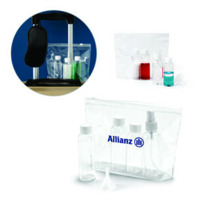 Bolsa de cosméticos hermética em pvc